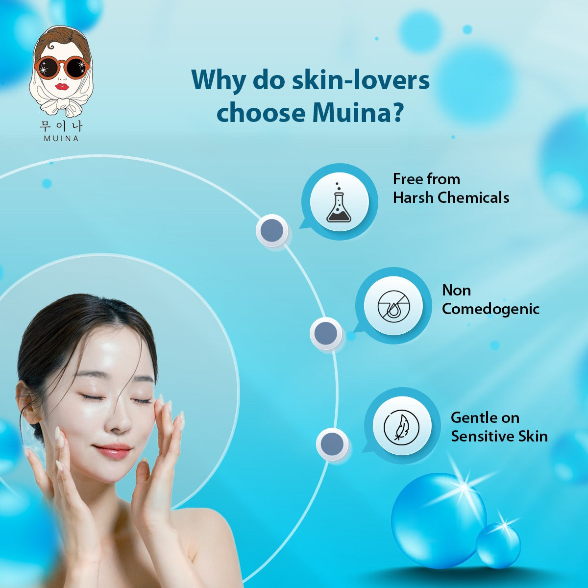 MUINA Vitamin-C Marine Collagen Serum – Brightening & Firming Anti-Aging Skincare (240 ML)
