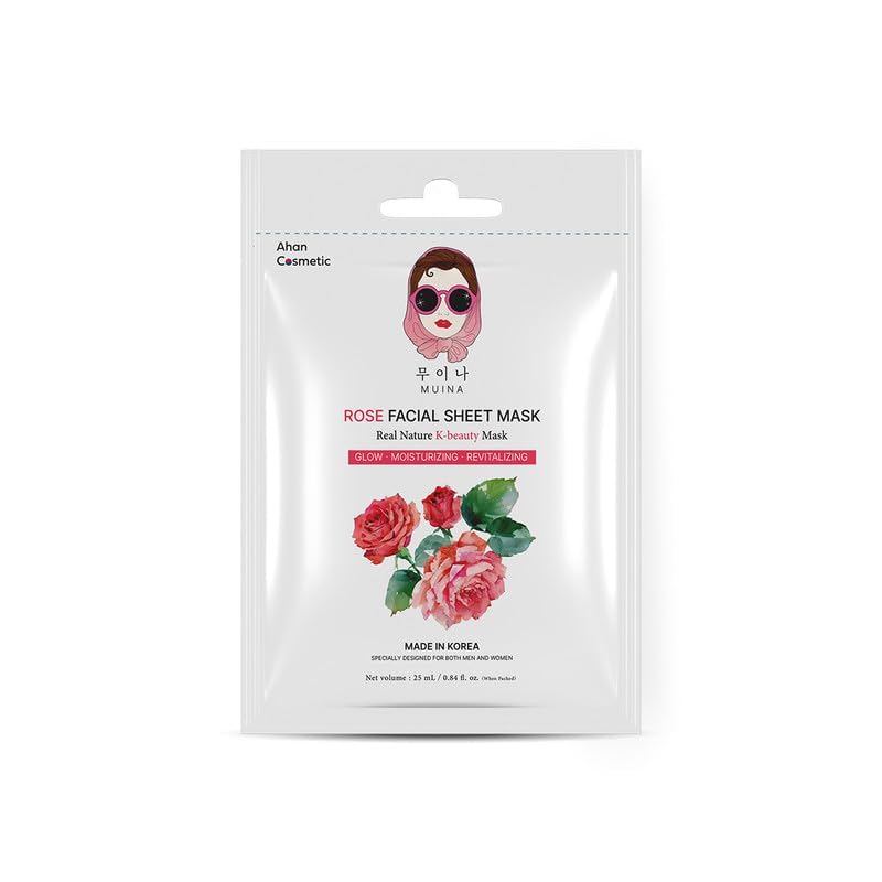 Korean Face Sheet Mask Combo Set (10 × 25ml) – Carrot, Papaya, Charcoal, Royal Jelly, White Pearl, Rose, Pomegranate, Aloe Vera, Turmeric & Green Tea | Hydrating, Brightening & Nourishing Facial Masks for Women & Men