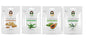 Korean Face Sheet Mask Combo Pack (4 x 25ml) – Turmeric, Green Tea, Aloe Vera & Papaya – Hydrating & Nourishing Facial Masks for Women & Men – All Skin Types