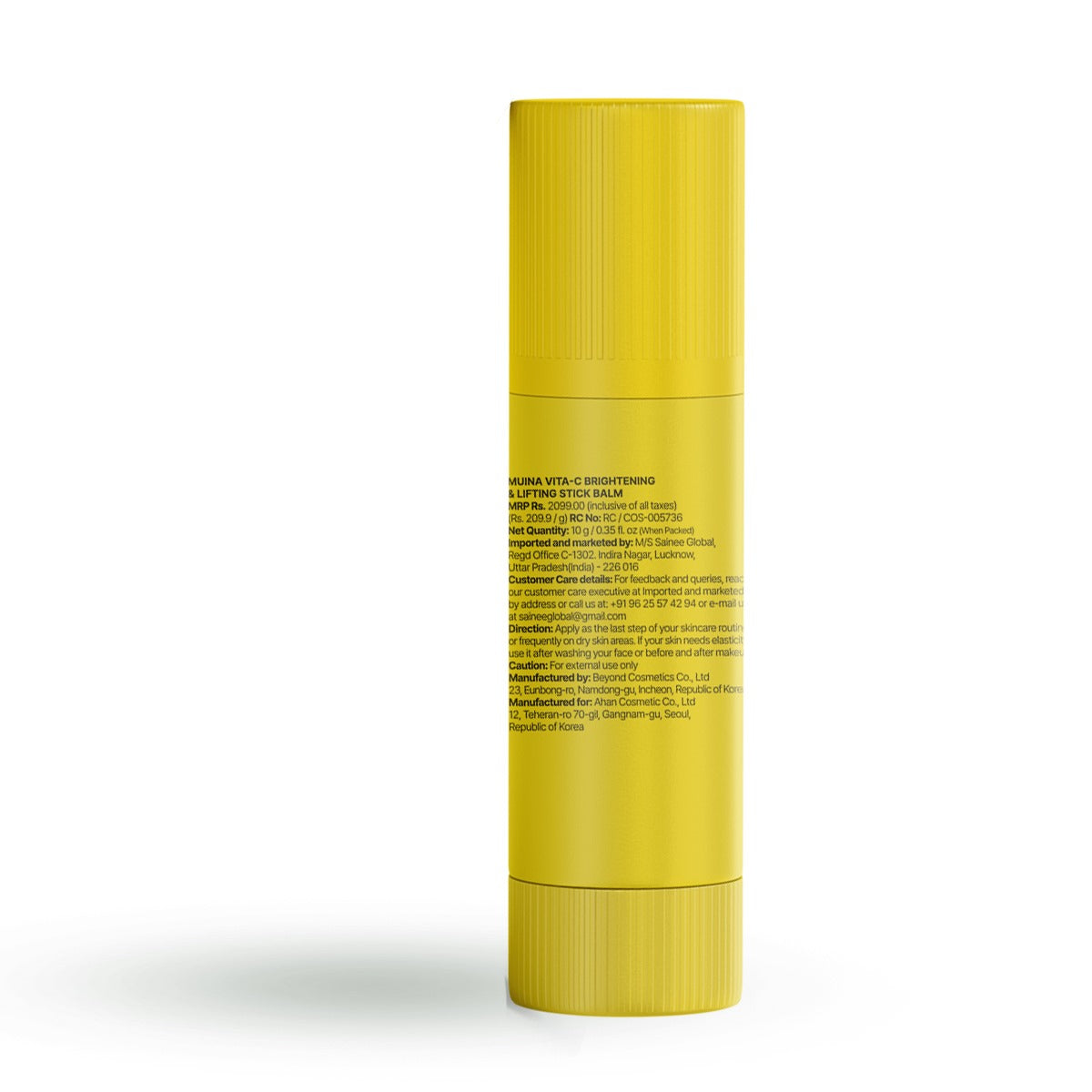 MUINA Vita-C Brightening Lifting Stick Balm – Glow-Boosting & Anti-Aging Moisture Balm (10 GM)